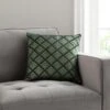 Velvet Geo Foil Cushion Cover -DUNELM Furniture Shop 30808187
