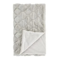 Catherine Lansfield Cosy Diamond 130cm X 170cm Throw -DUNELM Furniture Shop 30812045 alt05