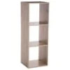 3 Divide Wooden Bookcase