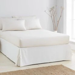 Soft Washed Cotton Valance 35 Soft Washed Cotton Valance -DUNELM Furniture Shop 30818839 alt01