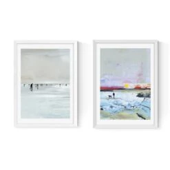 Set Of 2 East End Prints Beach Walk Prints -DUNELM Furniture Shop 30820652 alt01