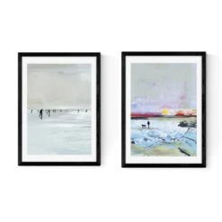 Set Of 2 East End Prints Beach Walk Prints -DUNELM Furniture Shop 30820654 alt01