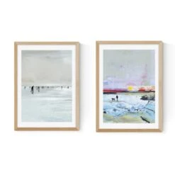 Set Of 2 East End Prints Beach Walk Prints -DUNELM Furniture Shop 30820655 alt01