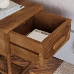 Khari 1 Drawer Bedside Table, Mango Wood -DUNELM Furniture Shop 30821885 alt03