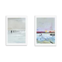 Set Of 2 East End Prints Beach Walk Prints -DUNELM Furniture Shop 30822981 alt01