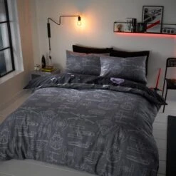 Star Wars Darth Vader Duvet Cover And Pillowcase Set -DUNELM Furniture Shop 30826487 alt02