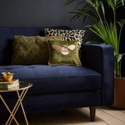 Bees Draught Excluder Navy -DUNELM Furniture Shop 30826652 alt09