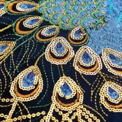 Peacock Teal Cushion Cover -DUNELM Furniture Shop 30826659 alt02