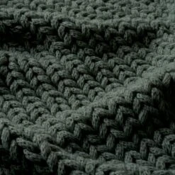 Chunky Knit Recycled Throw 130cm X 170cm -DUNELM Furniture Shop 30826707 alt03