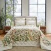 Dorma Rambling Rose Cream Cotton Bedspread -DUNELM Furniture Shop 30827774