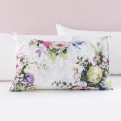 Kinsley Floral Cotton Duvet Cover And Pillowcase Set -DUNELM Furniture Shop 30828344 alt01