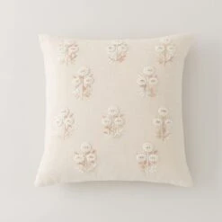 French Knot Floral Cushion Cover -DUNELM Furniture Shop 30828686 alt02