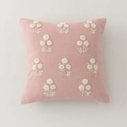 French Knot Floral Cushion Cover -DUNELM Furniture Shop 30828687 alt02