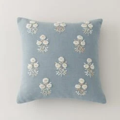 French Knot Floral Cushion Cover -DUNELM Furniture Shop 30828688 alt02