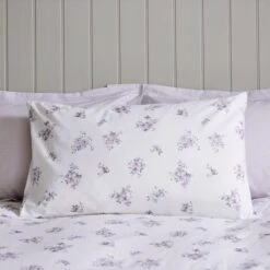 Hailey Ditsy Mauve Duvet Cover And Pillowcase Set -DUNELM Furniture Shop 30828794 alt01