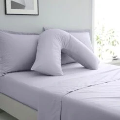 Pure Cotton V-Shaped Pillowcase -DUNELM Furniture Shop 30832723