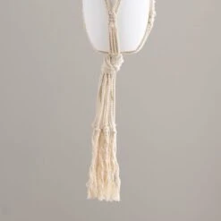Macrame Single Plant Hanger -DUNELM Furniture Shop 30835554 alt02