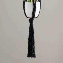 Macrame Single Plant Hanger -DUNELM Furniture Shop 30835555 alt02