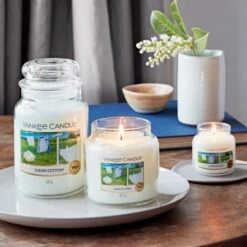 Yankee Candle Clean Cotton Original Large Jar Candle -DUNELM Furniture Shop 30836706 alt05