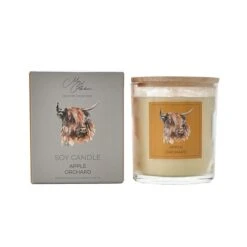 Meg Hawkins Apple Orchard Highland Cow Candle