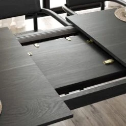 Hudson 6-8 Seater Rectangular Extendable Dining Table, Oak -DUNELM Furniture Shop 30843938 alt03