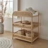 CuddleCo Aria Open Changing Unit, Rattan -DUNELM Furniture Shop 30844311
