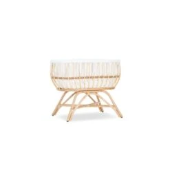 CuddleCo Aria Crib, Rattan -DUNELM Furniture Shop 30844312 alt03