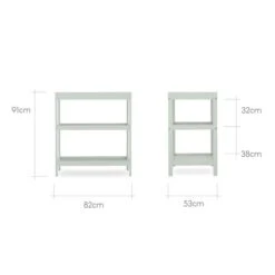 CuddleCo Nola Open Changing Unit, Painted Pine -DUNELM Furniture Shop 30844323 alt09