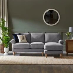 Jolene Soft Texture Corner Chaise Sofa -DUNELM Furniture Shop 30846890