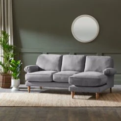 Jolene Soft Texture Corner Chaise Sofa -DUNELM Furniture Shop 30846890 alt01