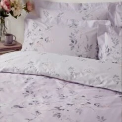 Holly Willoughby Emine Lilac Reversible Duvet Cover And Pillowcase Set -DUNELM Furniture Shop 30848386 alt06