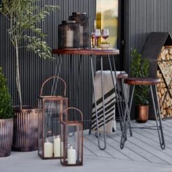 Hampton Tall Lantern -DUNELM Furniture Shop 30849412 alt01