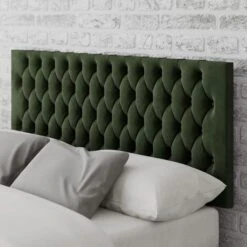 Monroe Plush Velvet Headboard -DUNELM Furniture Shop 30853560