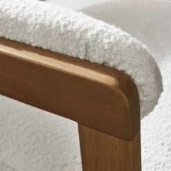 Lovato Dining Chair, Boucle -DUNELM Furniture Shop 30857637 alt05