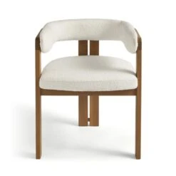 Lovato Dining Chair, Boucle -DUNELM Furniture Shop 30857637 alt06