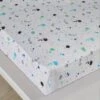 Game Glow Grey Single Fitted Sheet -DUNELM Furniture Shop 30858187