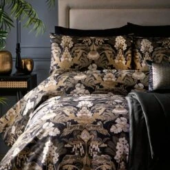 Laurence Llewelyn-Bowen Suburban Jungle Duvet Cover And Pillowcase Set Black 23 Laurence Llewelyn-Bowen Suburban Jungle Duvet Cover And Pillowcase Set Black -DUNELM Furniture Shop 30858374 alt01