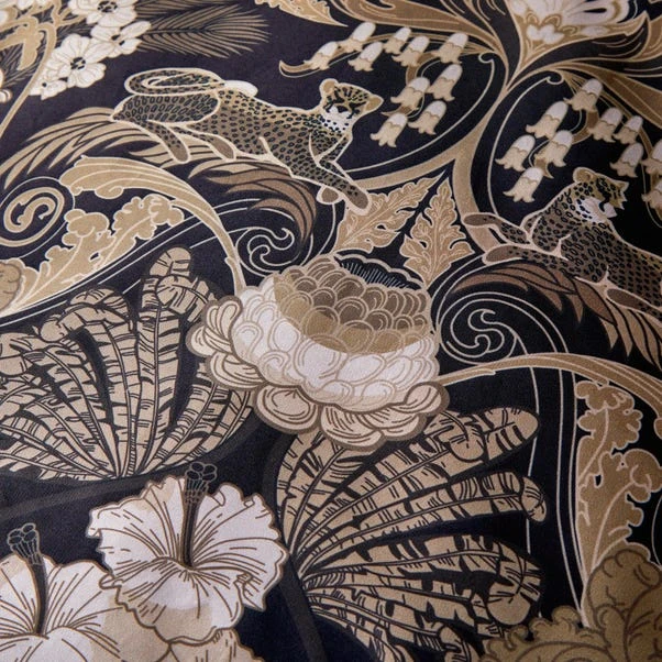 Laurence Llewelyn-Bowen Suburban Jungle Duvet Cover And Pillowcase Set Black 14 Laurence Llewelyn-Bowen Suburban Jungle Duvet Cover And Pillowcase Set Black - Image 12
