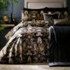 Laurence Llewelyn-Bowen Suburban Jungle Duvet Cover And Pillowcase Set Black