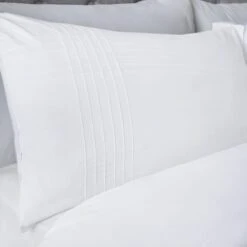 Serene Amalfi White Duvet Cover And Pillowcase Set -DUNELM Furniture Shop 30858392 alt01