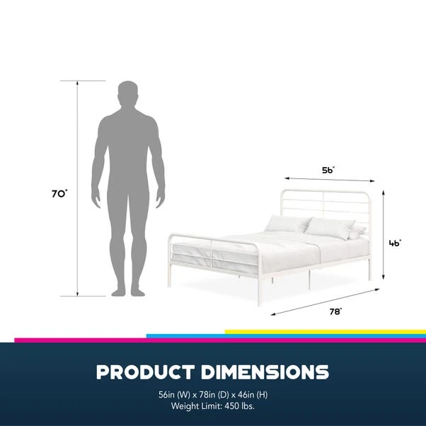 Millie Bed Frame, Metal 20 Millie Bed Frame, Metal - Image 18