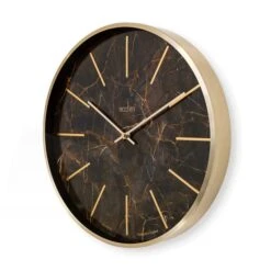 Acctim Luxe Quartz Brass Wall Clock -DUNELM Furniture Shop 30860107 alt02
