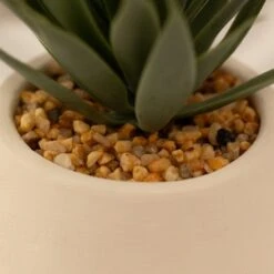 Artificial Set Of 3 Succulents In Cream Cement Plant Pots -DUNELM Furniture Shop 30860960 alt04