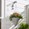 Artificial Petunia Plant In Hanging Basket -DUNELM Furniture Shop 30861648
