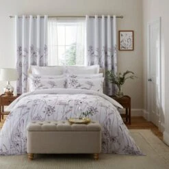 Dorma Purity Meadow 100% Cotton Duvet Cover And Pillowcase Set -DUNELM Furniture Shop 30862289
