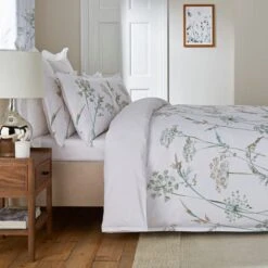 Dorma Purity Meadow 100% Cotton Duvet Cover And Pillowcase Set -DUNELM Furniture Shop 30862294 alt04