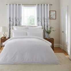 Dorma Purity Meadow 100% Cotton Duvet Cover And Pillowcase Set -DUNELM Furniture Shop 30862295 alt02