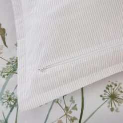 Dorma Purity Meadow Power Green Oxford Pillowcase Pair -DUNELM Furniture Shop 30862298 alt03