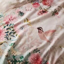 Aldridge Dramatic Floral Cotton Sateen Duvet Cover And Pillowcase Set 19 Aldridge Dramatic Floral Cotton Sateen Duvet Cover And Pillowcase Set -DUNELM Furniture Shop 30862343 alt04
