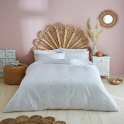 Maeva Tile Print Duvet Cover And Pillowcase Set -DUNELM Furniture Shop 30862355 alt01